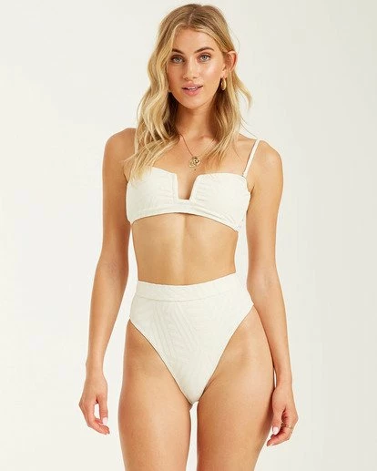 BILLABONG Peeky Days Rise Bikini Bottoms SALT CRYSTAL 5 BILLABONG Peeky Days Rise Bikini Bottoms SALT CRYSTAL - Image 5