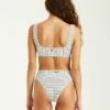 BILLABONG Easy On Me Maui Rider Bikini Bottoms WHITE/BLACK