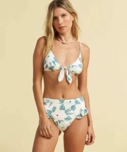 BILLABONG Sandy Babe Ruffle Maui Rider Bikini Bottoms MULTI 8 BILLABONG Sandy Babe Ruffle Maui Rider Bikini Bottoms MULTI -Womens Swim BILLABONG xb303bsa billabongw mul frt1