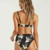 BILLABONG Night Sesh Maui Rider Bikini Bottom BLACK PEBBLE