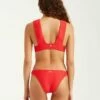 BILLABONG Wave Trip Tropic Bikini Bottoms RAD RED