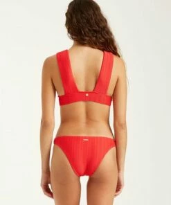 BILLABONG Wave Trip Tropic Bikini Bottoms RAD RED