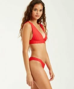 BILLABONG Wave Trip Tropic Bikini Bottoms RAD RED -Womens Swim BILLABONG xb601bwa billabongw rdd frt2