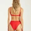 BILLABONG Wave Trip Maui Rider Bikini Bottoms RAD RED