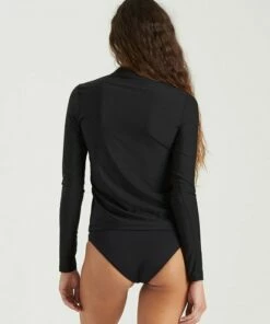 BILLABONG Sol Searcher Long Sleeve Rashguard BLACK PEBBLE -Womens Swim BILLABONG xr013bso billabongw bpb bck2