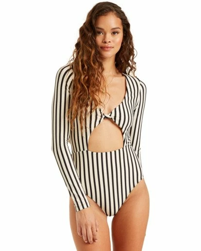 BILLABONG Palm Side Long Sleeve Swimsuit MULTI 3 BILLABONG Palm Side Long Sleeve Swimsuit MULTI - Image 3