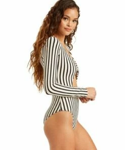 BILLABONG Palm Side Long Sleeve Swimsuit MULTI 8 BILLABONG Palm Side Long Sleeve Swimsuit MULTI -Womens Swim BILLABONG xr042bpa billabongw mul sd1