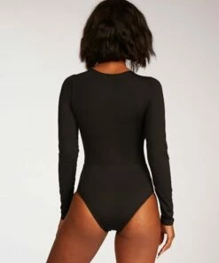 BILLABONG Sol Searcher Long Sleeve Swimsuit BLACK PEBBLE 5 BILLABONG Sol Searcher Long Sleeve Swimsuit BLACK PEBBLE -Womens Swim BILLABONG xr042bse billabongwg bpb bck1