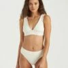 BILLABONG Crystal Tides Plunge Bikini Top SALT CRYSTAL