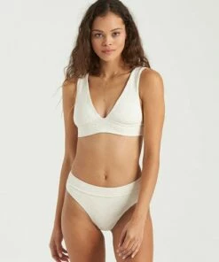 BILLABONG Crystal Tides Plunge Bikini Top SALT CRYSTAL
