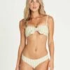 BILLABONG Oh So Far Mini Crop Bikini Top CACTUS