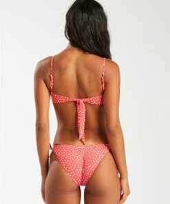 BILLABONG Drift Along Bandeau Bikini Top GUAVA -Womens Swim BILLABONG xt143bdr billabongw gva bck1