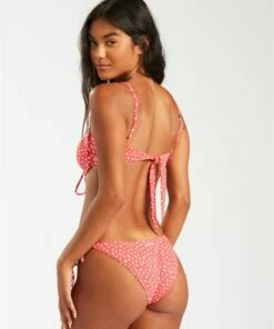 BILLABONG Drift Along Bandeau Bikini Top GUAVA -Womens Swim BILLABONG xt143bdr billabongw gva frt2