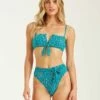 BILLABONG Petal Play V Wire Bikini Top SEAGREEN