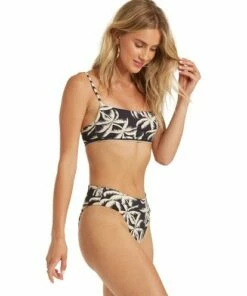 BILLABONG Palm Side Reversible Bralette Bikini Top MULTI 10 BILLABONG Palm Side Reversible Bralette Bikini Top MULTI -Womens Swim BILLABONG xt372bpa billabongw mul sd1