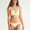 BILLABONG Under The Sun Triangle Bikini Top NEON PEACH