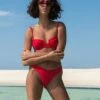 BILLABONG Wave Trip Underwire Bikini Top RAD RED