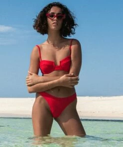 BILLABONG Wave Trip Underwire Bikini Top RAD RED